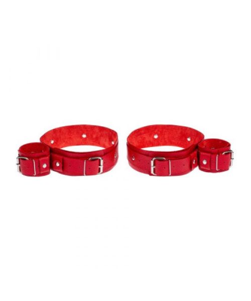 Фіксатор для зап'ястків та стегон Fixation Me Thigh, Red