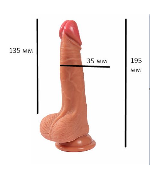 Фалоімітатор "Diego penis", тілесний