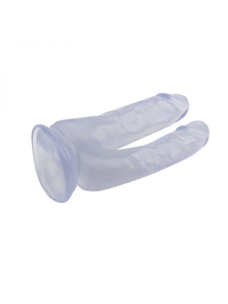 Подвійний фалоімітатор 6.3 Inch Dildo, Clear