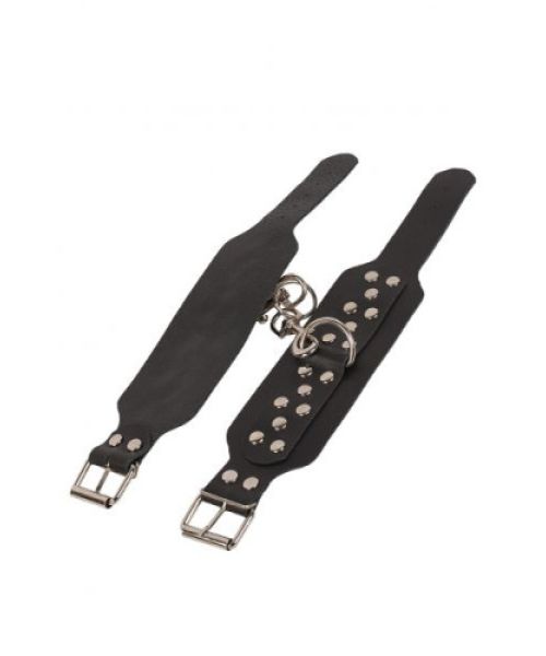 Окови Leather Leg Cuffs, Black