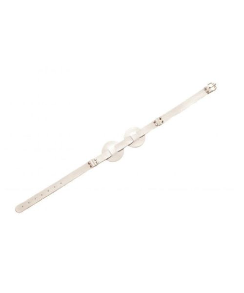 Маска SUB leather mask, White