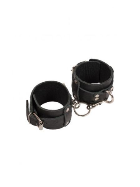 Наручники Leather Dominant Hand Cuffs, Black