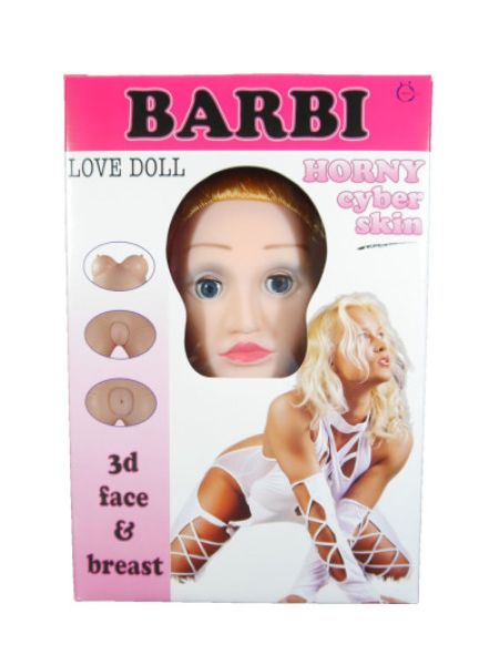 Надувна лялька "BARBI-3D" із вставкою з кібершкіри та вібростимуляцією