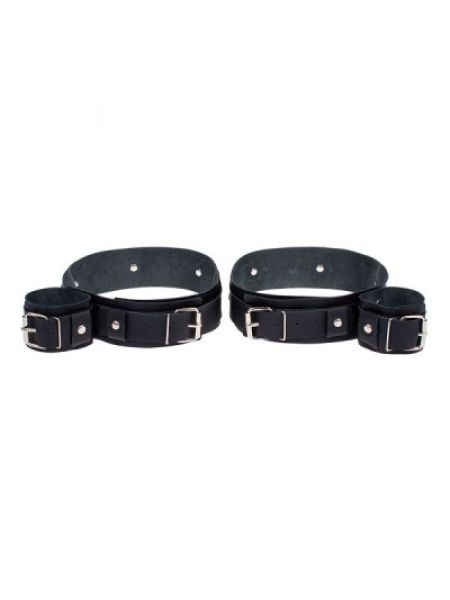 Фіксатор для зап'ястей та стегон Fixation Me Thigh, Smooth Black