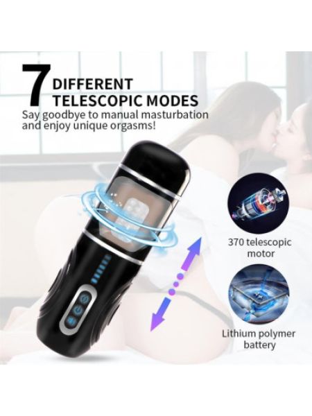 Автоматичний 3D мастурбатор Gia Thrusting Cup-Hand Free