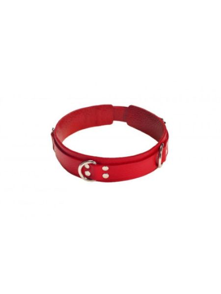 Нашийник Slave leather collar, Red