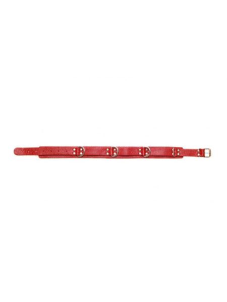 Нашийник Slave leather collar, Red