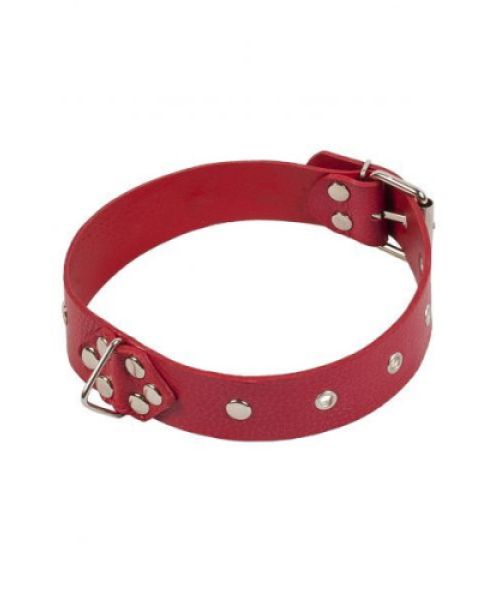 Нашийник Leather Restraints Collar, Red