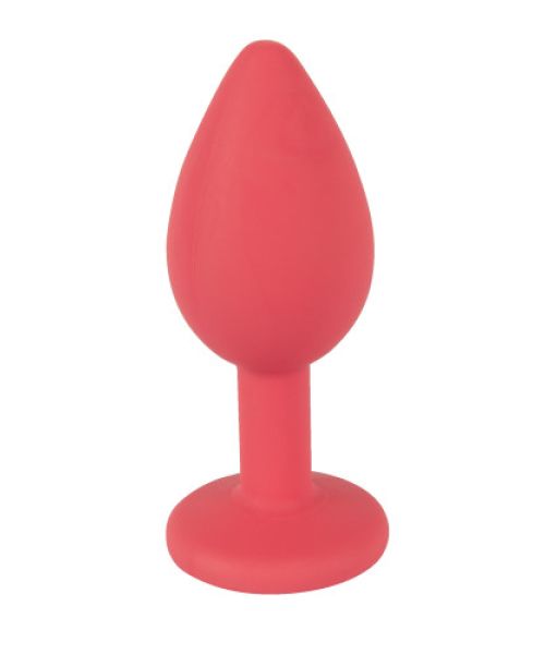 Анальна пробка - Colorful Joy Jewel Red Plug Small