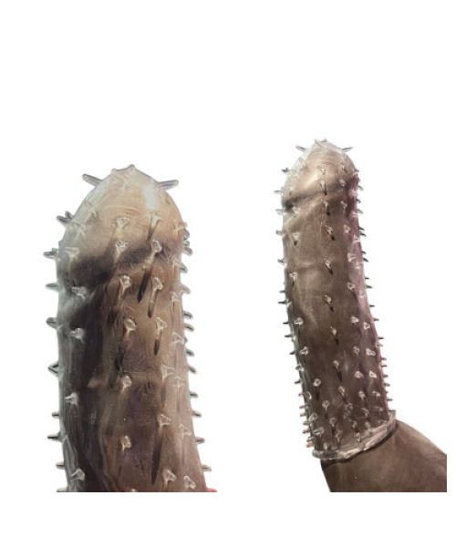 Закрита насадка на член "Spikes hat", L115 mm, D40 mm