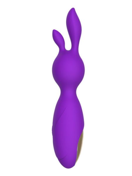 Вібратор Purple bunny 10 режимів вібрації колір фіолетовий
