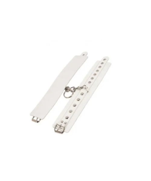 Наручники Leather Restraints Hand Cuffs, White
