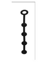 Анальні намисто ”P” Storm Beads L