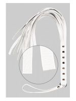 Флогер S&M Fancy Leather Floger, White