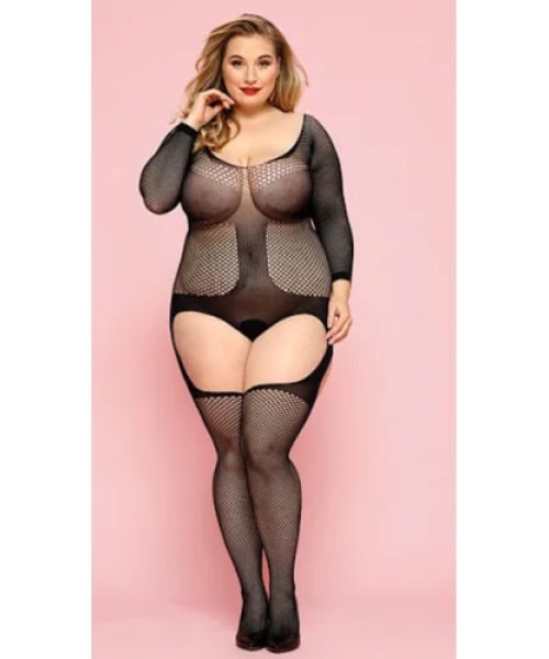Боді-комбінезон з імітацією панчохи XL/XXL (без доступу)