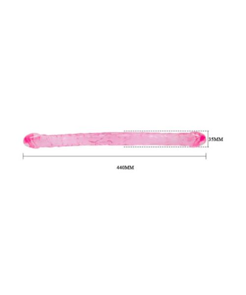 Подвійний фалоімітатор "Double Dong" PINK
