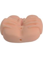 Мастурбатор Вагіна-Анус Delicate hand masturbator без вібрації тілесний