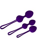 Набір вагінальних кульок Dark Purple Trio темно-фолетовий