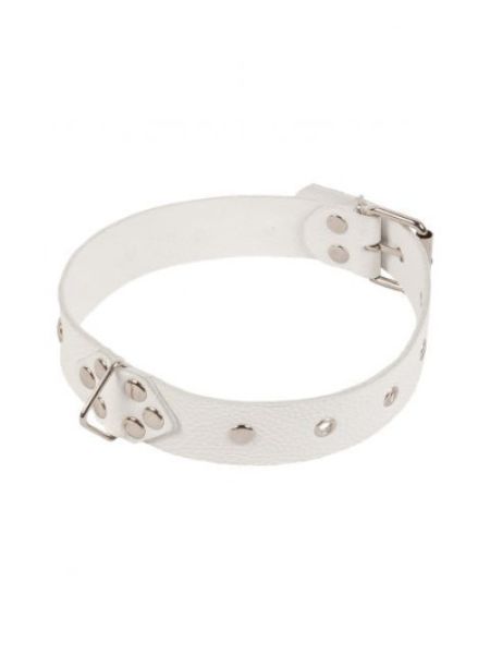 Нашийник Leather Restraints Collar, White