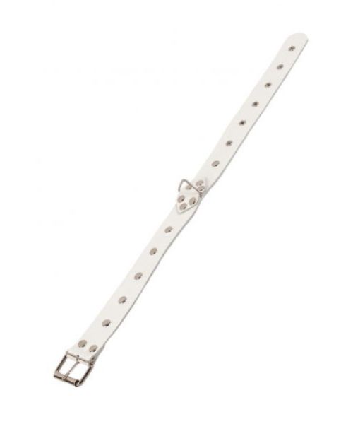 Нашийник Leather Restraints Collar, White