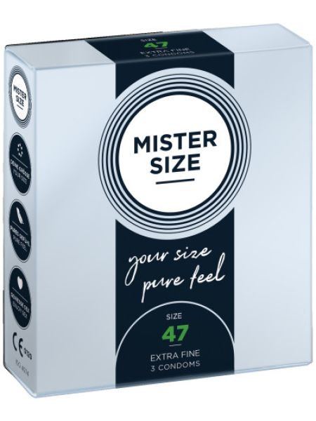 Презервативи Mister Size 47 mm (3шт)