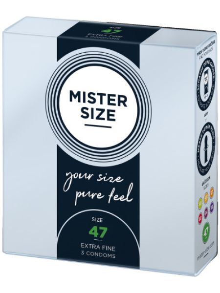 Презервативи Mister Size 47 mm (3шт)