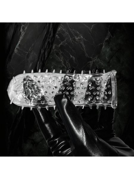 Закрита насадка на член "Spikes hat", L115 mm, D40 mm