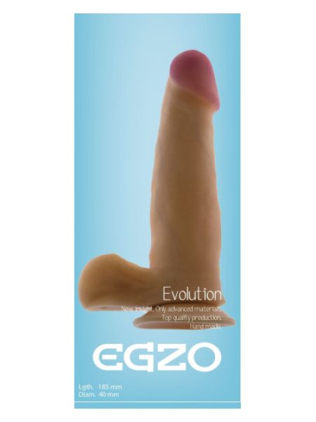 Фалоімітатор EGZO Ciberskin DS001 (18,5 см х 4 см)