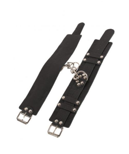 Окови Leather Dominant Leg Cuffs, Black