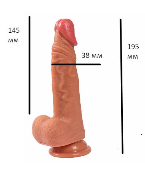 Фалоімітатор "Evan penis", тілесний