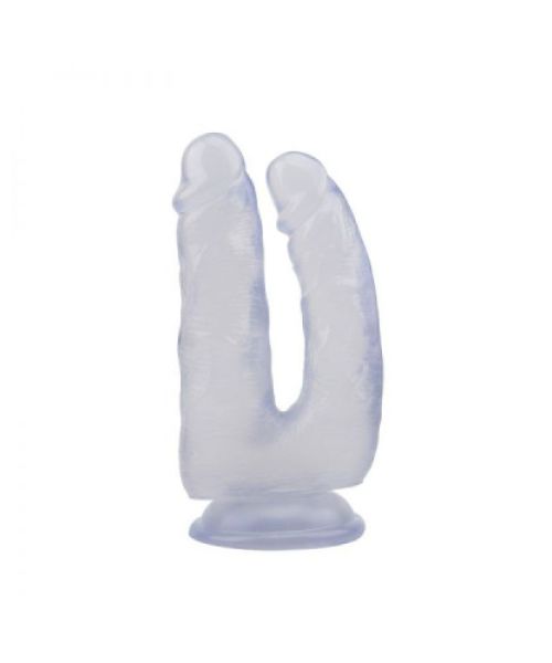 Подвійний фалоімітатор 6.3 Inch Dildo, Clear