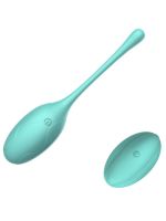 Віброяйце Turquoise Pleasure 10 режимів вібрації колір бірюзовий