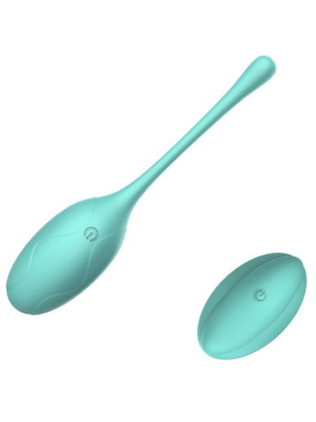 Віброяйце Turquoise Pleasure 10 режимів вібрації колір бірюзовий