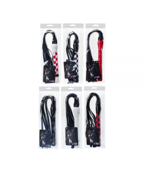 Флогер VIP Leather Flogger, Red