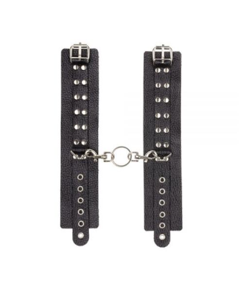 Наручники Leather Rastraints Hand Cuffs, Black