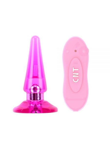 Анальний плаг із вібрацією NICOLE'S Anal Pleaser, Pink