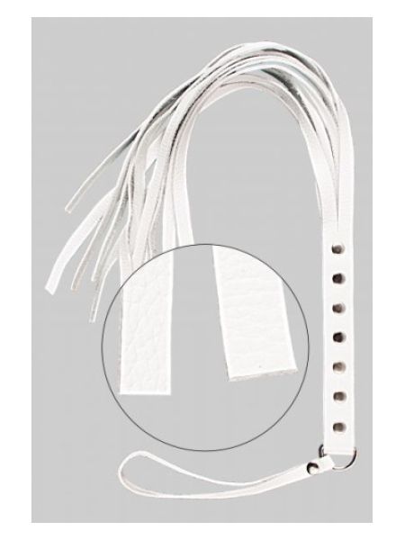 Флогер S&M Fancy Leather Floger, White