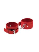 Наручники Leather Standart Hand Cuffs, Red