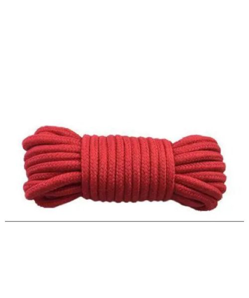 Мотузка для бондажу BONDAGE ROPE 10M, Red