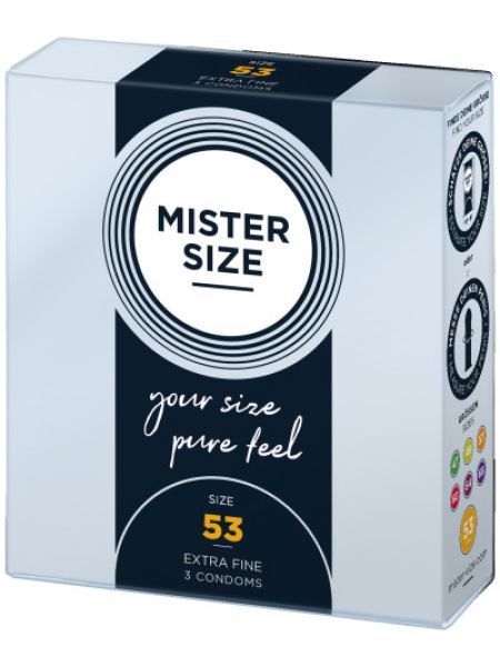 Презервативи Mister Size 53 mm (3 шт)