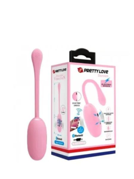 Віброяйце з електростимуляцією, кероване смартфоном Pretty Love Doreen