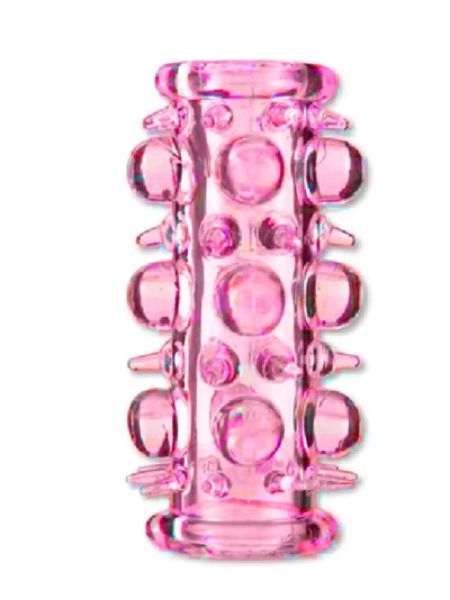 Насадка стимулююча BOSS Stretchy Sleeve Pink