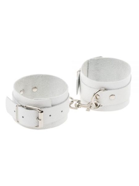 Окови Leather Standart Leg Cuffs, White