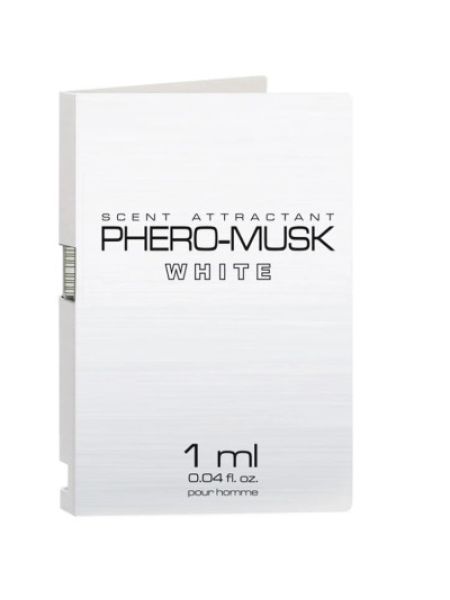 Духи з феромонами для чоловіків PHERO-MUSK WHITE, 1 ml Духи з феромонами для чоловіків PHERO-MUSK WHITE, 1 ml