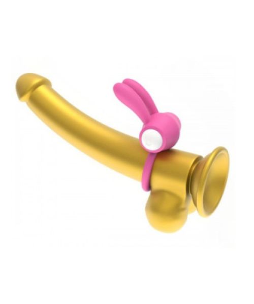 Ерекційне віброкільце Power Clit Cockring, Pink