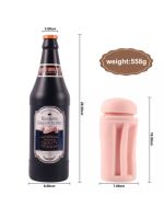 Мастурбато-вагіна пляшка "Sonya Beer Bottle" без вібрації тілесний