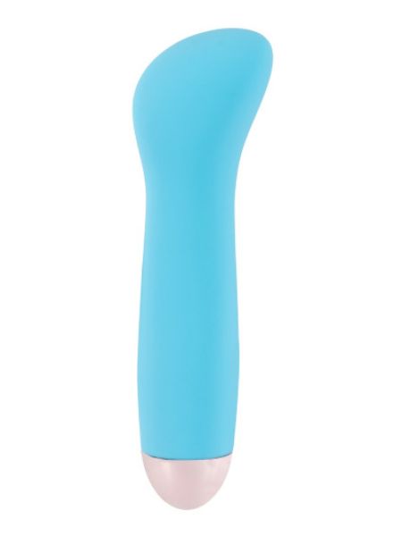 Синій міні вібромасажер Cuties Mini Vibrator з 7 різними вібраційними режимами