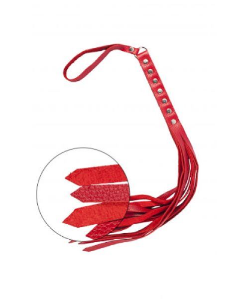 Флогер натуральна шкіра Leather Floger, Red