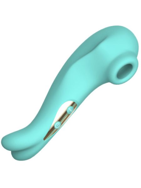 Вакуумний стимулятор клітора Suction Bunny колір бірюзовий