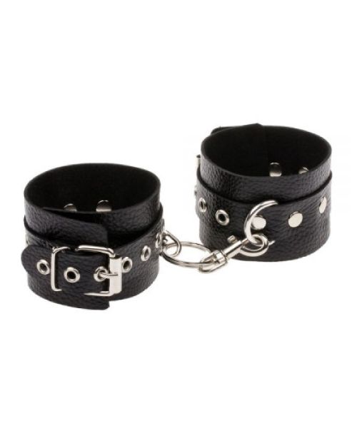 Наручники Leather Double Fix Hand Cuffs, Black